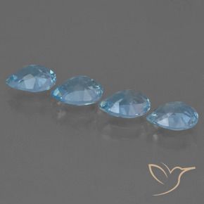 Topaz Gemstones in 7 x 5 mm (calibrated) Size for Sale, Topaz Stones in Sky Blue Color