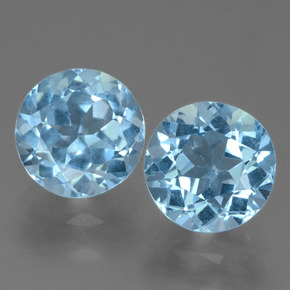 2.5ct Round Facet Sky Blue Topaz Gem for sale 2.5ct Round Facet Sky Blue Topaz Gem (ID: 455503)
