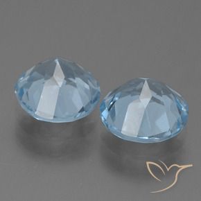 Topaz Gemstones in 8 mm (calibrated) Size for Sale, Topaz Stones in Sky Blue Color