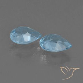 Topaz Gemstones in 7 x 5 mm (calibrated) Size for Sale, Topaz Stones in Sky Blue Color