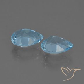 Topaz Gemstones in 7 x 5 mm (calibrated) Size for Sale, Topaz Stones in Sky Blue Color