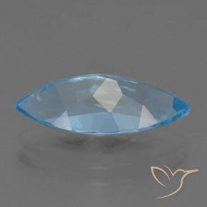 Topaz Gemstone in 15.1 x 7.1 mm Size for Sale, Topaz Stone in Swiss Blue Color