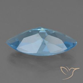 Topaz Gemstone in 15.1 x 7.1 mm Size for Sale, Topaz Stone in Swiss Blue Color