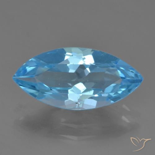 3.51ct Natural Sky Blue Topaz, Marquise, VS