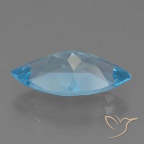 Topaz Gemstone in 14.9 x 7.1 mm Size for Sale, Topaz Stone in Sky Blue Color