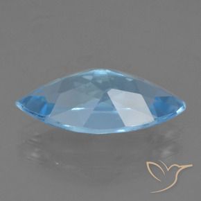 Topaz Gemstone in 14.9 x 7.2 mm Size for Sale, Topaz Stone in Swiss Blue Color