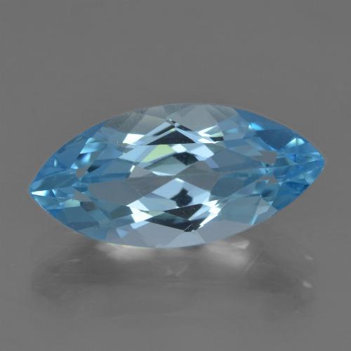 hellblau Topas Edelstein - 3.8ct Marquiseschliff (ID: 455567)
