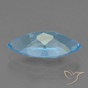 Topaz Gemstone in 15 x 7 mm Size for Sale, Topaz Stone in Swiss Blue Color