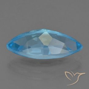 Topaz Gemstone in 15.2 x 7.4 mm Size for Sale, Topaz Stone in Swiss Blue Color