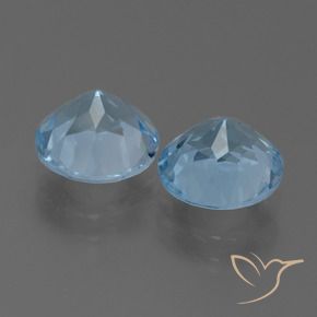 Topaz Gemstones in 8.5 mm (calibrated) Size for Sale, Topaz Stones in Sky Blue Color