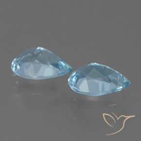 Topaz Gemstones in 7 x 5 mm (calibrated) Size for Sale, Topaz Stones in Sky Blue Color