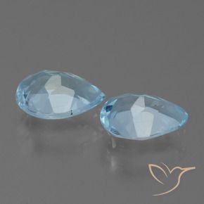 Topaz Gemstones in 7 x 5 mm (calibrated) Size for Sale, Topaz Stones in Sky Blue Color
