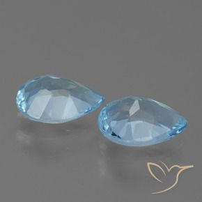 Topaz Gemstones in 7 x 5 mm (calibrated) Size for Sale, Topaz Stones in Sky Blue Color