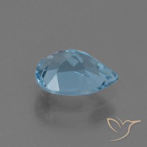 Topaz Gemstone in 7 x 5 mm (calibrated) Size for Sale, Topaz Stone in Swiss Blue Color