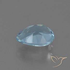 Topaz Gemstone in 7 x 5.3 mm Size for Sale, Topaz Stone in Swiss Blue Color