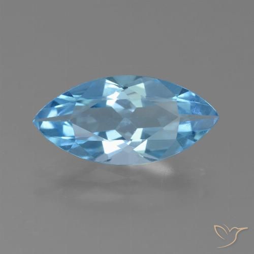 3.07ct Natural Swiss Blue Topaz, Marquise, VS