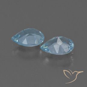 Topaz Gemstones in 7 x 5 mm (calibrated) Size for Sale, Topaz Stones in Sky Blue Color