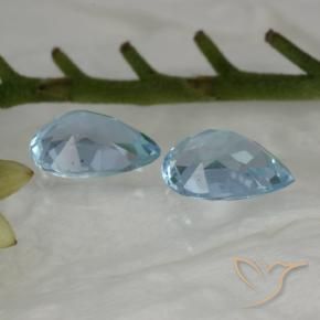 Topaz Gemstones in 7 x 5 mm (calibrated) Size for Sale, Topaz Stones in Sky Blue Color