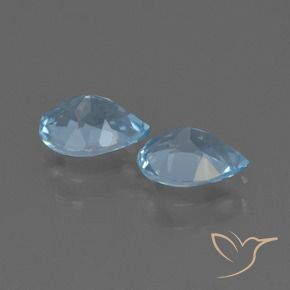 Topaz Gemstones in 7 x 5 mm (calibrated) Size for Sale, Topaz Stones in Swiss Blue Color