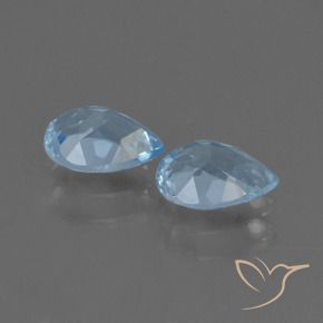 Topaz Gemstones in 7 x 5 mm (calibrated) Size for Sale, Topaz Stones in Sky Blue Color