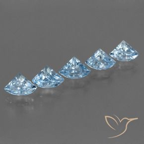 3.63 ctw Blue Topaz Stones, Natural Topaz in Fancy Facet Shape for Sale