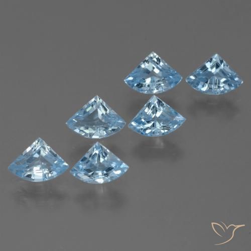 3.85ctw Natural Swiss Blue Topaz, Fancy, VVS-VS