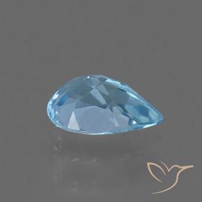 Topaz Gemstone in 7 x 5 mm (calibrated) Size for Sale, Topaz Stone in Sky Blue Color