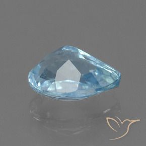 Topaz Gemstone in 7.4 x 5.3 mm Size for Sale, Topaz Stone in Sky Blue Color