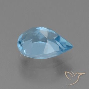 Topaz Gemstone in 7 x 5 mm (calibrated) Size for Sale, Topaz Stone in Swiss Blue Color