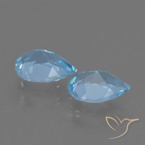 Topaz Gemstones in 7 x 5 mm (calibrated) Size for Sale, Topaz Stones in Sky Blue Color