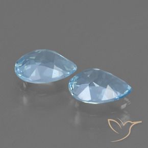 Topaz Gemstones in 7 x 5 mm (calibrated) Size for Sale, Topaz Stones in Sky Blue Color
