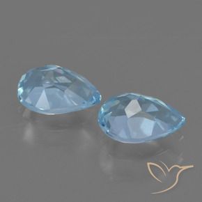 Topaz Gemstones in 7 x 5 mm (calibrated) Size for Sale, Topaz Stones in Sky Blue Color