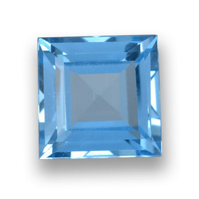 Темно-синий Топаз Камень - 1.9ct Квадратная форма ступенчатая огранка (ID: 461440)