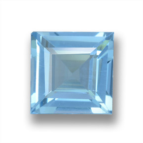 1.7ct Square Step-Cut Sky Blue Topaz Gem for sale 1.7ct Square Step-Cut Sky Blue Topaz Gem (ID: 461547)
