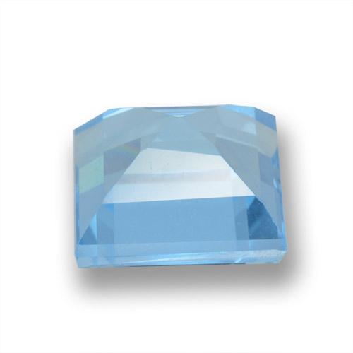 Topaz Gemstone in 6.9 x 6.7 mm Size for Sale, Topaz Stone in Sky Blue Color