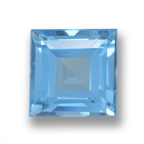 2.2ct Square Step-Cut Sky Blue Topaz for sale thumb image of 2.2ct Square Step-Cut Sky Blue Topaz (ID: 461591)
