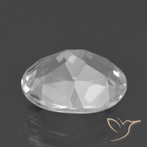 Topaz Gemstone in 10 x 8 mm (calibrated) Size for Sale, Topaz Stone in White Color