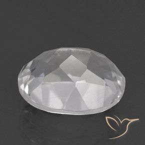 Topaz Gemstone in 10 x 8 mm (calibrated) Size for Sale, Topaz Stone in White Color