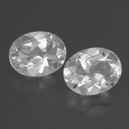 White Topaz Gem - 3.1ct Oval Facet (ID: 462370)