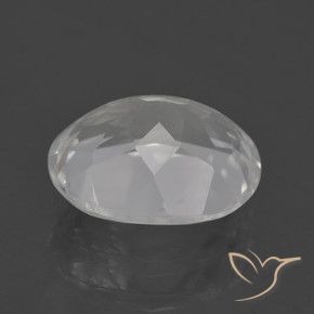 Topaz Gemstone in 10 x 8 mm (calibrated) Size for Sale, Topaz Stone in White Color