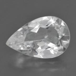 White Topaz Gem - 5.3ct Pear Facet (ID: 462764)