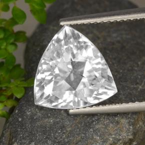 4.9ct Trillion Facet White Topaz Gem for sale 4.9ct Trillion Facet White Topaz Gem (ID: 462767)