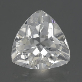 5.3ct Trillion Facet White Topaz Gem for sale 5.3ct Trillion Facet White Topaz Gem (ID: 462771)