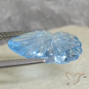 Topaz Gemstone in 15.9 x 9.6 mm Size for Sale, Topaz Stone in Sky Blue Color