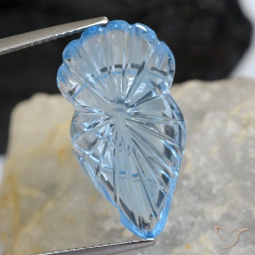 16.56ct Natural Sky Blue Topaz, Fancy, Transparent