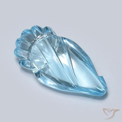 11.26ct Natural Swiss Blue Topaz, Fancy, Transparent