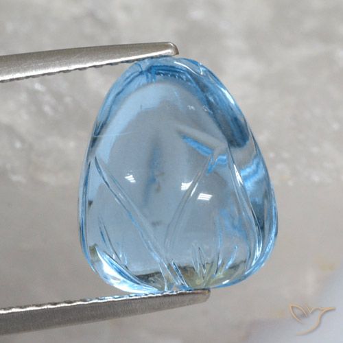 11.83ct Natural Sky Blue Topaz, Fancy, Transparent