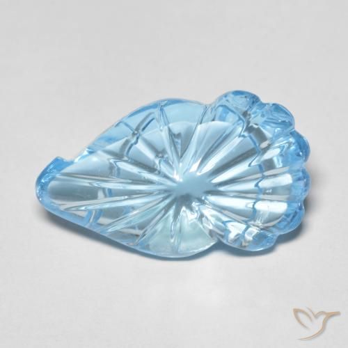 12.83ct Natural Sky Blue Topaz, Fancy, Transparent