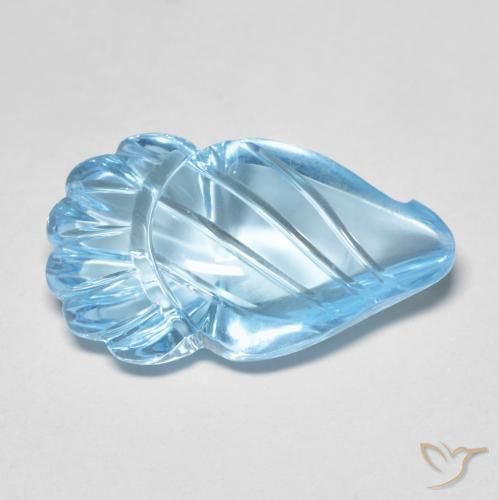 12.80ct Natural Swiss Blue Topaz, Fancy, Transparent