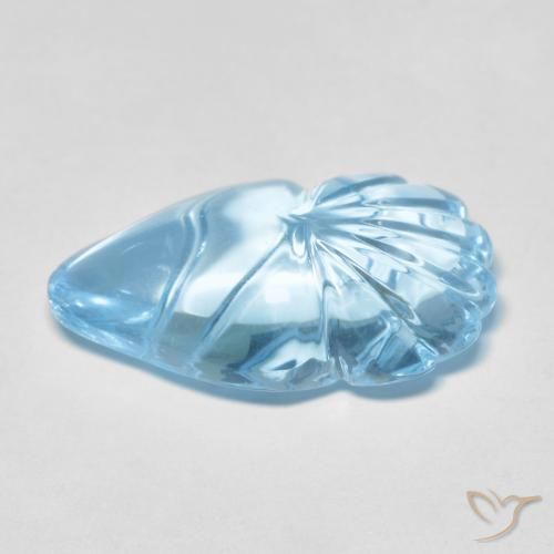 Topaz Gemstone in 20.1 x 11.9 mm Size for Sale, Topaz Stone in Swiss Blue Color